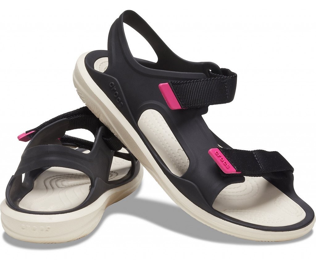 

Сандалии Crocs Swiftwater Expedition, W7, 37-38, черный с розовым