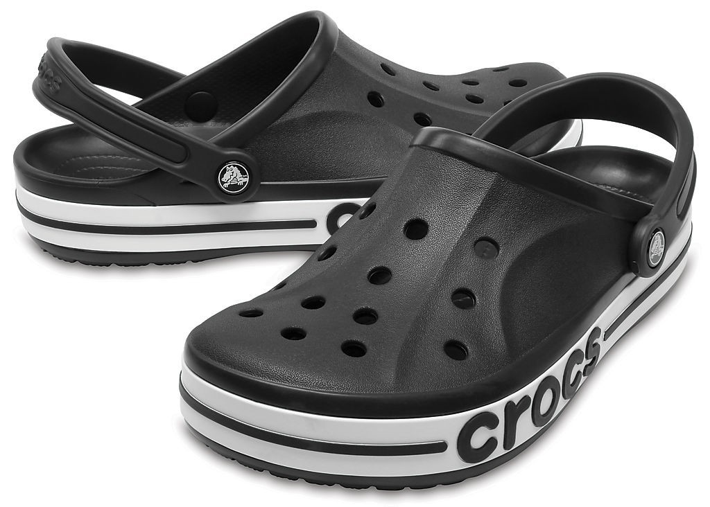 

Сабо Crocs Bayaband, M11, 45-46, черные с белым