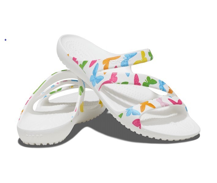 

Шлепанцы Crocs Kadee II Graphic, W8, принт-бабочки, 38-39