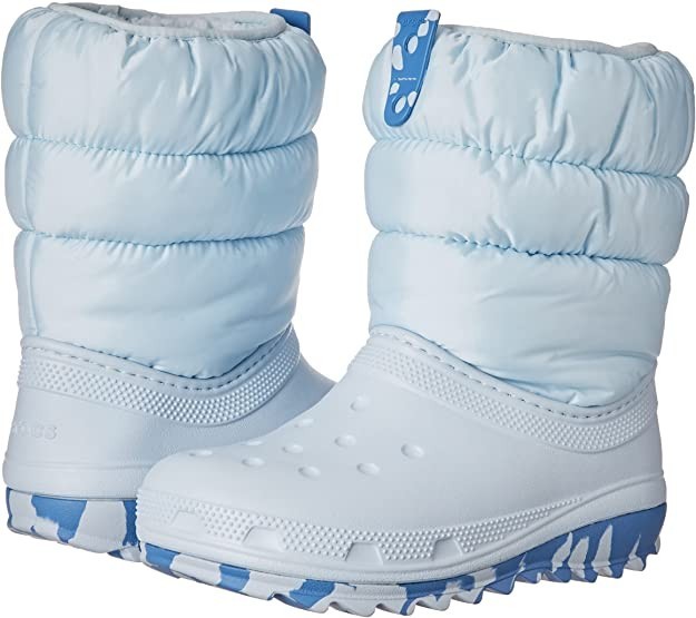 

Зимние сапоги Crocs Neo Puff, J1, голубые, 32-33