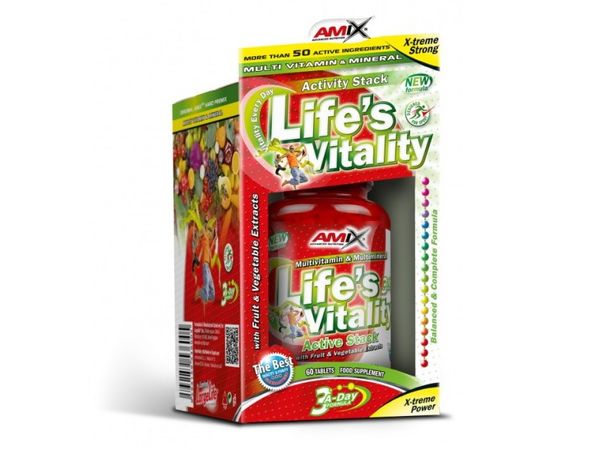 

Комплекс витаминов и минералов Amix-Nutrition Lifes Vitality Active Stack 60 таблеток