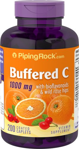 

Витамин C Piping Rock Vitamin C 500 mg with Bioflavonoids & Rose Hips 200 каплет