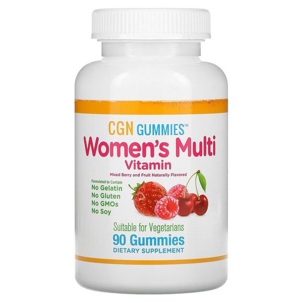 

Витамины для женщин California Gold Nutrition Women`s Multi Vitamin 90 мармеладных таблеток