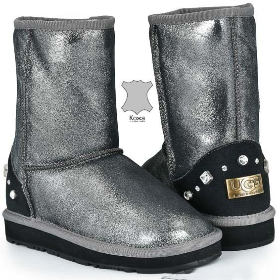 

Кожаные угги Violeta 36-78-g 36 Серый