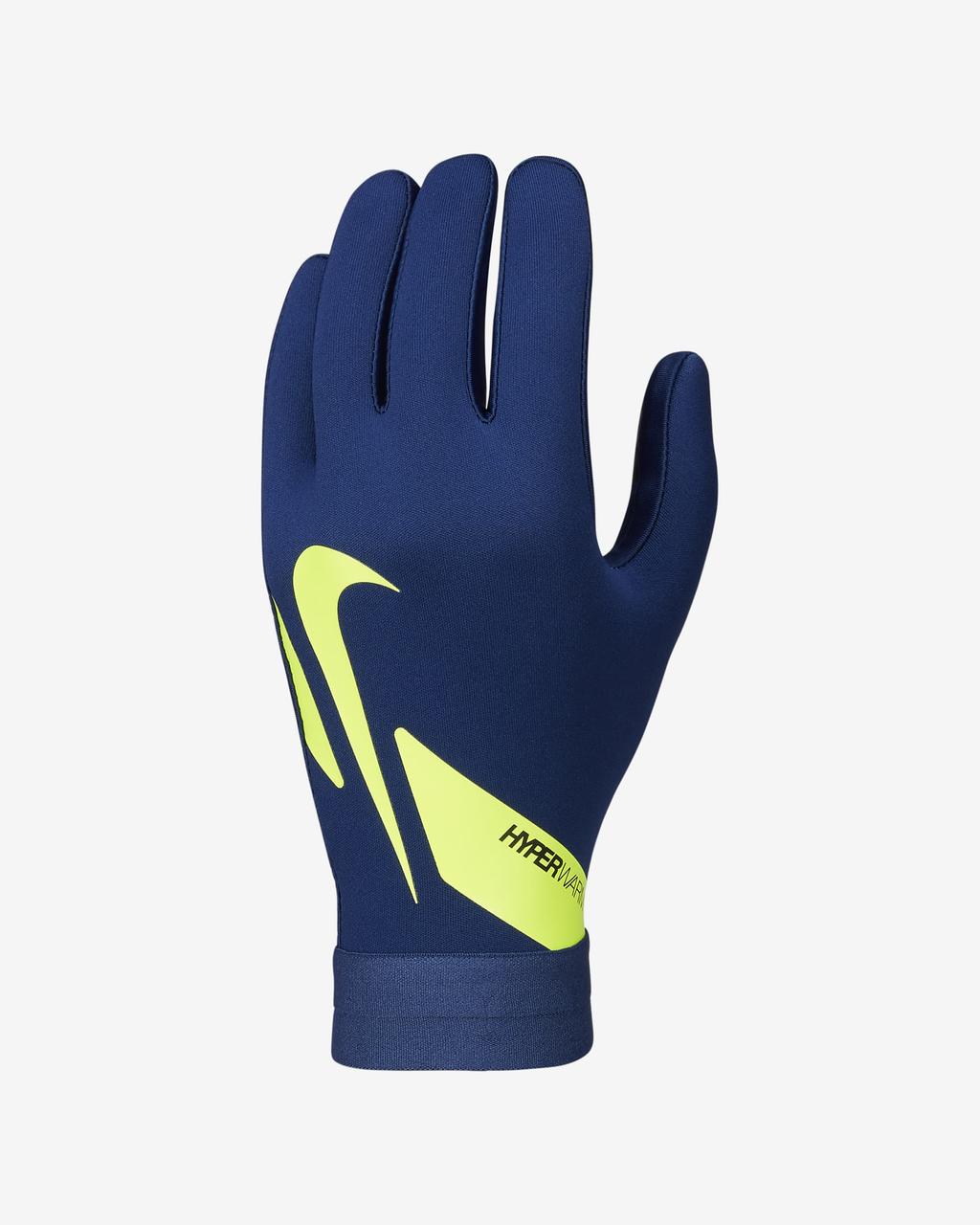 

Перчатки футбольные Nike Hyperwarm Academy Glove CU1589-493 Синий L