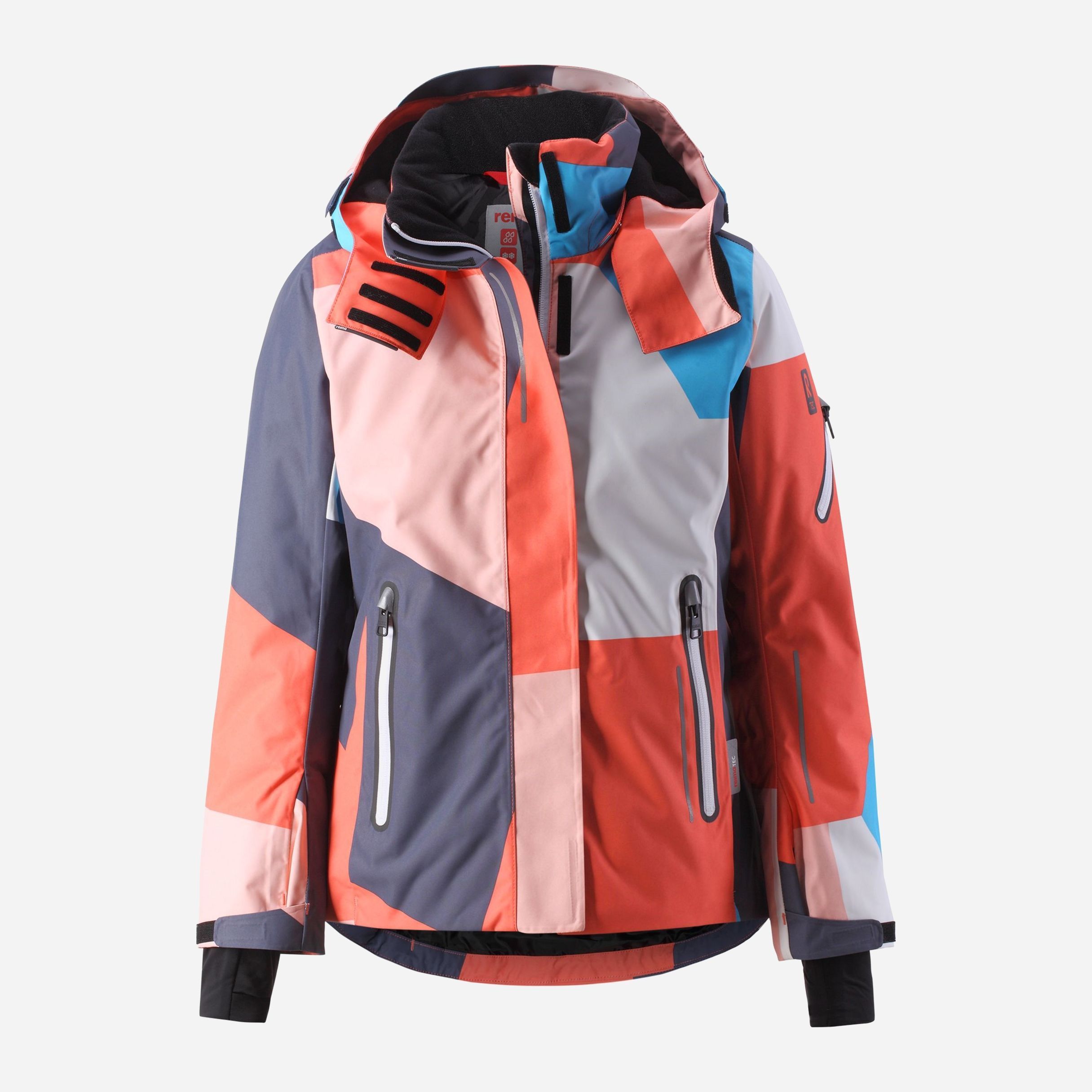 Акція на Дитяча зимова термо лижна куртка для дівчинки Reima Frost 531430B-3221 122 см від Rozetka