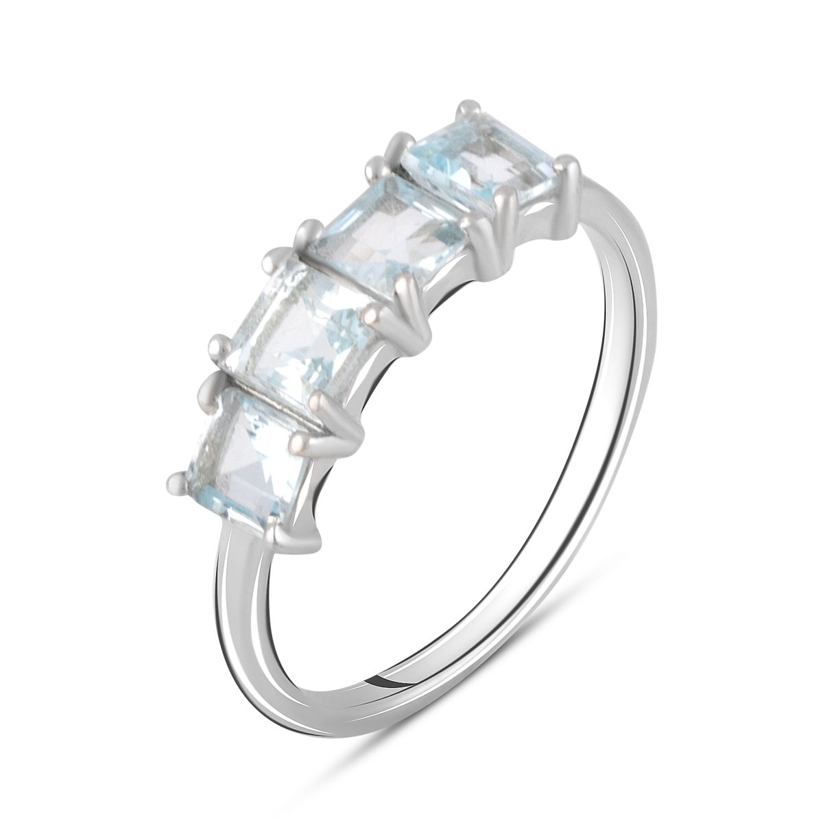 

Серебряное кольцо jill с натуральным топазом 1.8ct 17.5 размер