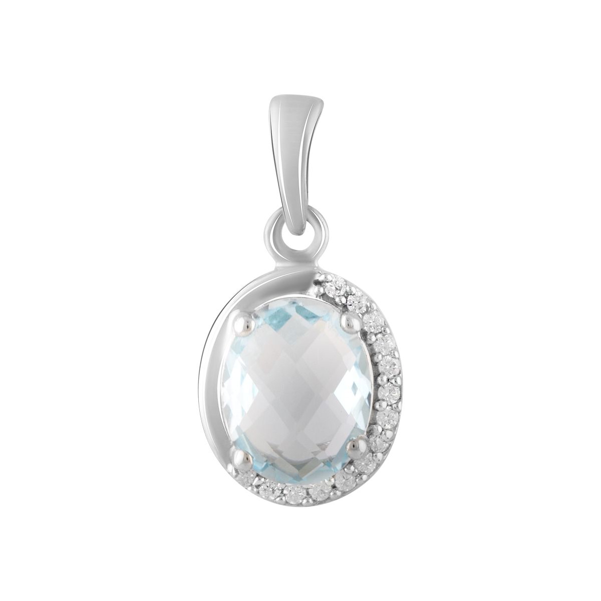 

Серебряная подвеска jill с топазом 2.78ct