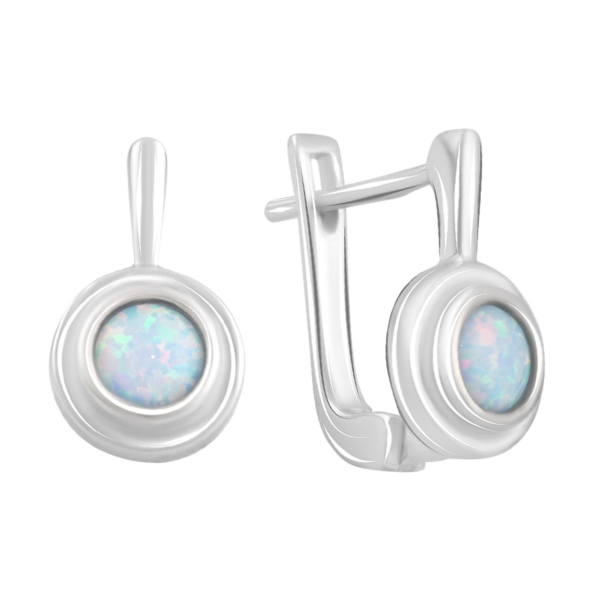 

Серебряные серьги jill с опалом 0.408ct