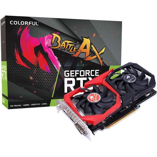

Видеокарта GeForce RTX 2060, Colorful, 6Gb GDDR6, 192-bit, DVI/HDMI/DP, 1680/14000 (RTX 2060 NB-V)