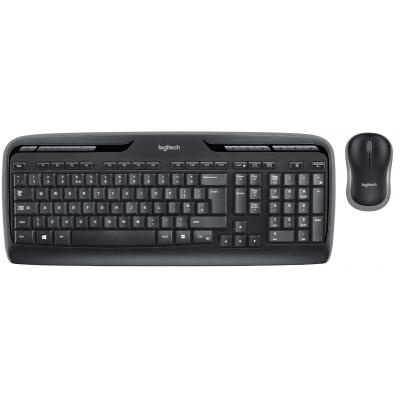 

Комплект (Клавиатура Мышь) Logitech Wireless Desktop MK330 (920-003995)