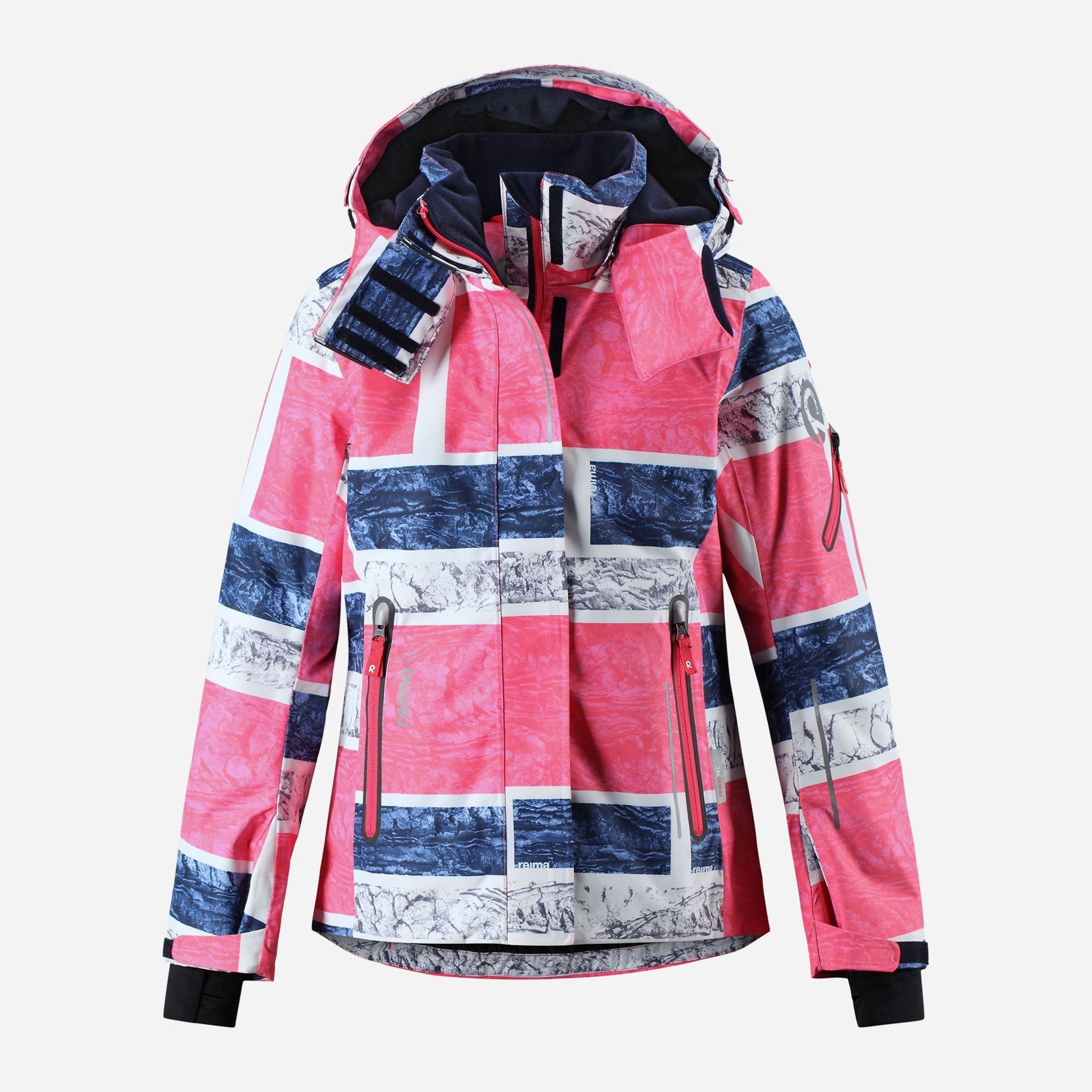 Акция на Дитяча зимова термо лижна куртка для дівчинки Reima Frost 531360B-3362 110 см от Rozetka