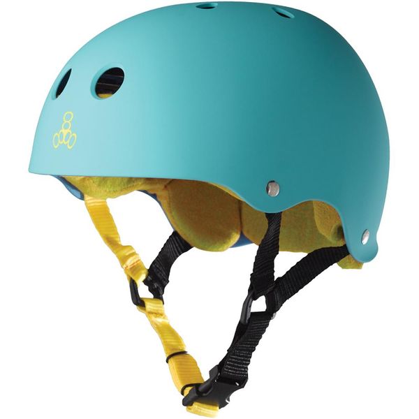 

Шлем защитный Triple8 Sweatsaver Helmet Baja Teal р. M 54-56 см (mt4166)