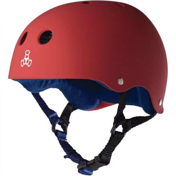 

Шлем защитный Triple8 Sweatsaver Helmet United Red р. S 52-54 см (mt4191)