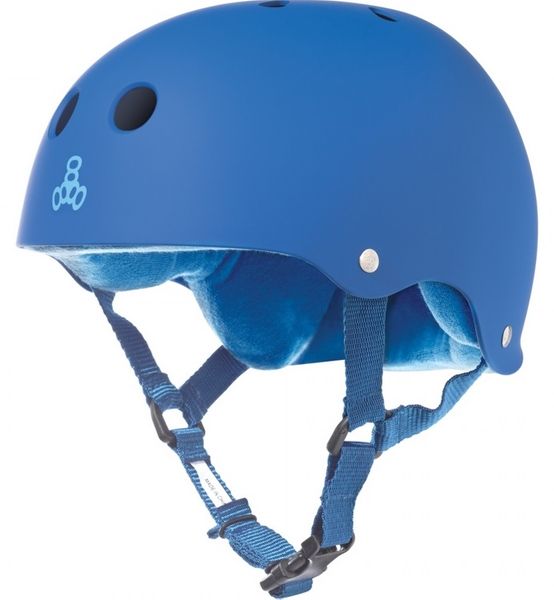 

Шлем защитный Triple8 Sweatsaver Helmet Royal Blue р. L 56-58 см (mt4188)