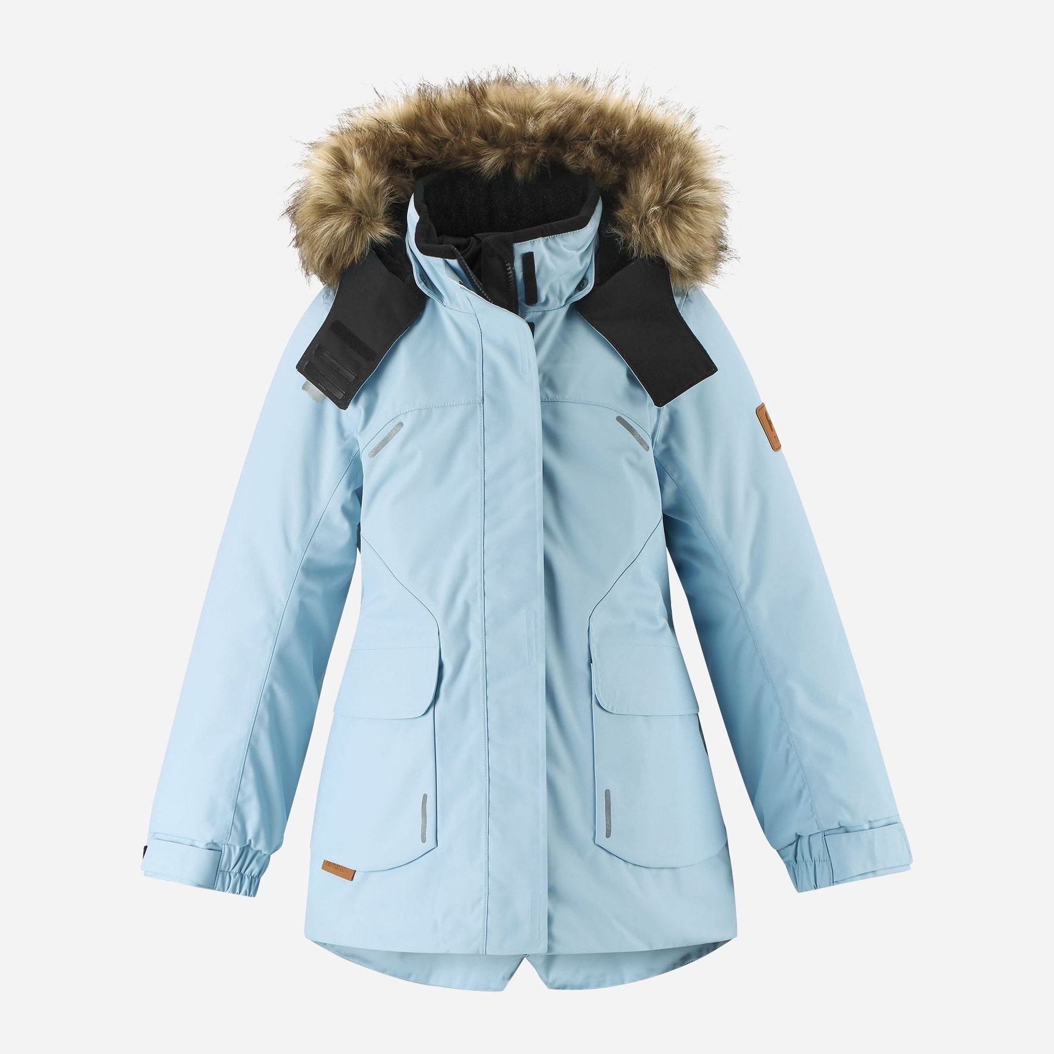 Акція на Дитяча зимова термо куртка-парка для дівчинки Reima Sisarus 531376-6180 122 см від Rozetka
