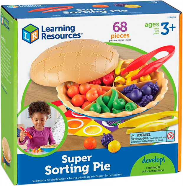 

Обучающий игровой набор-сортер LEARNING RESOURCES - ЯГОДНЫЙ ПИРОГ