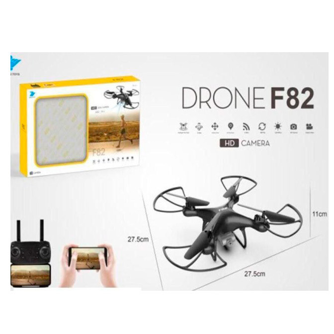 

Квадрокоптер 32 см с камерой на радиоуправлении F82 2,4G, аккумулятор, свет