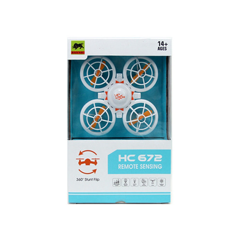

Квадрокоптер HC672 (8шт) р/у, аккум,15см, свет,USBзар,зап.лопасти, в кор-ке, 15,5-24-6,5см