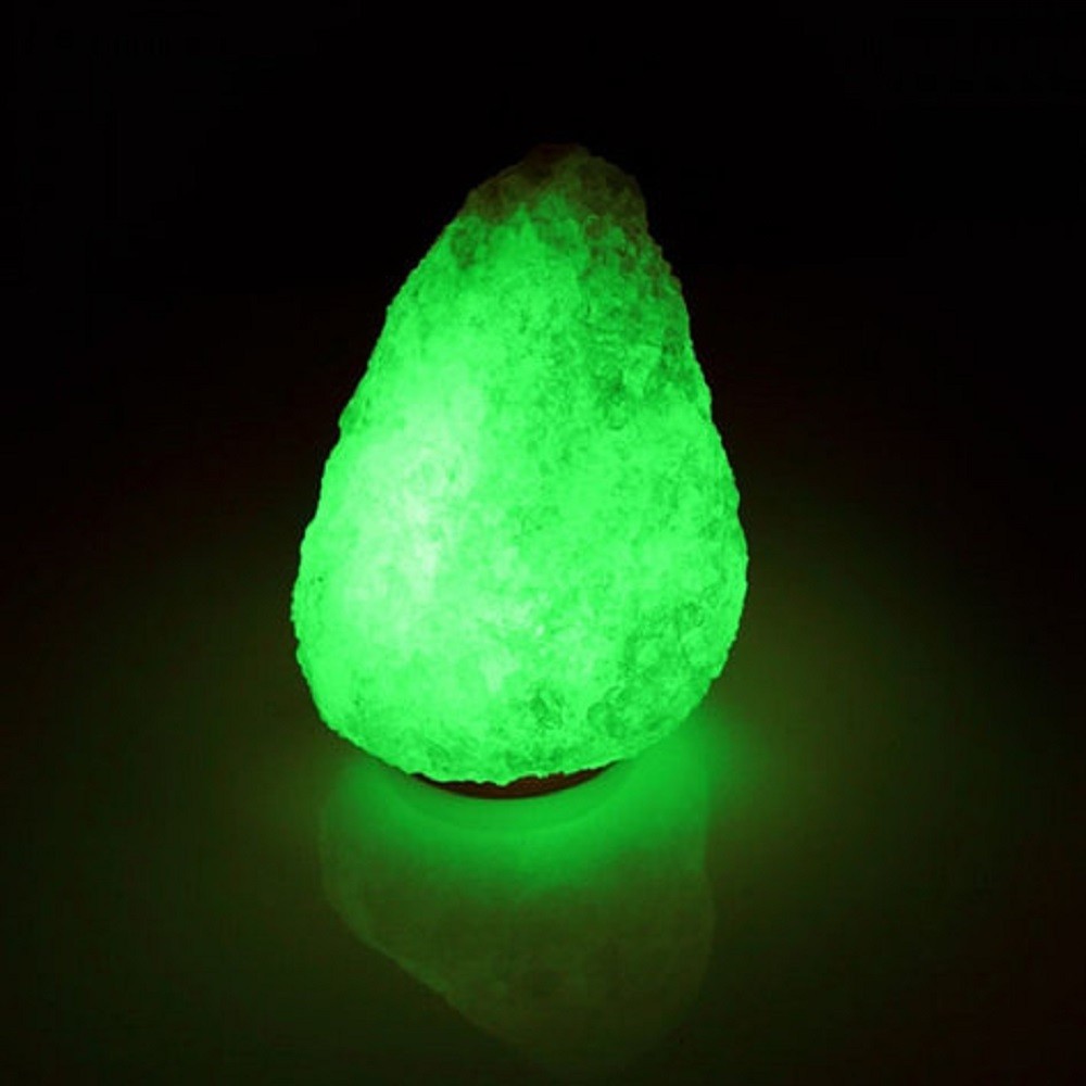 

Соляна лампа SALTKEY ROCK BIG green