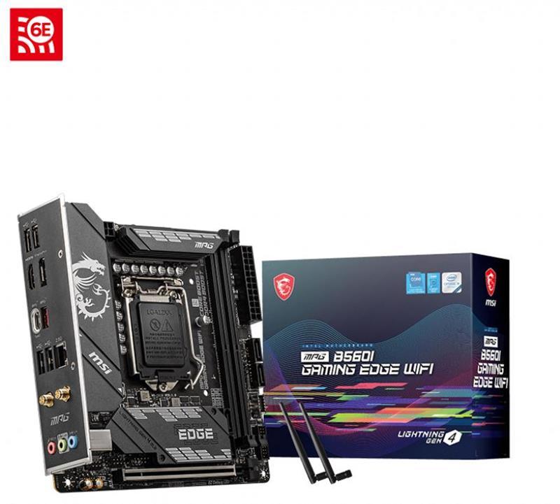 

Материнская плата MSI components MSI MPG B560I GAMING EDGE WIFI (s1200, Intel B560, PCI-Ex16)