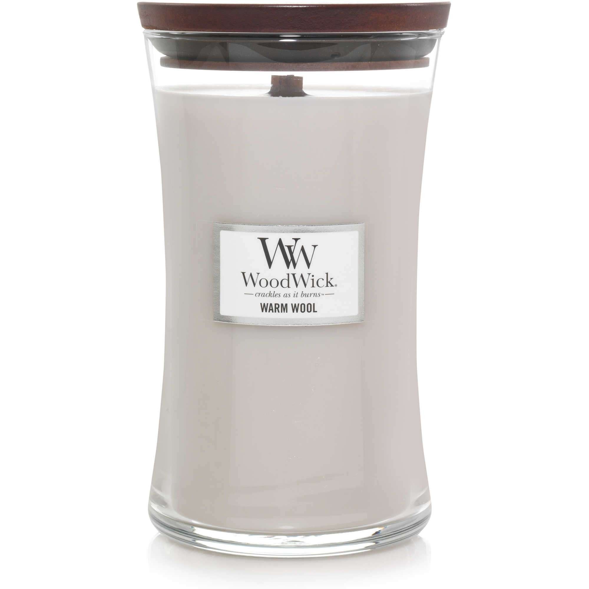 

Ароматическая свеча Woodwick Large Warm Wool 609 г