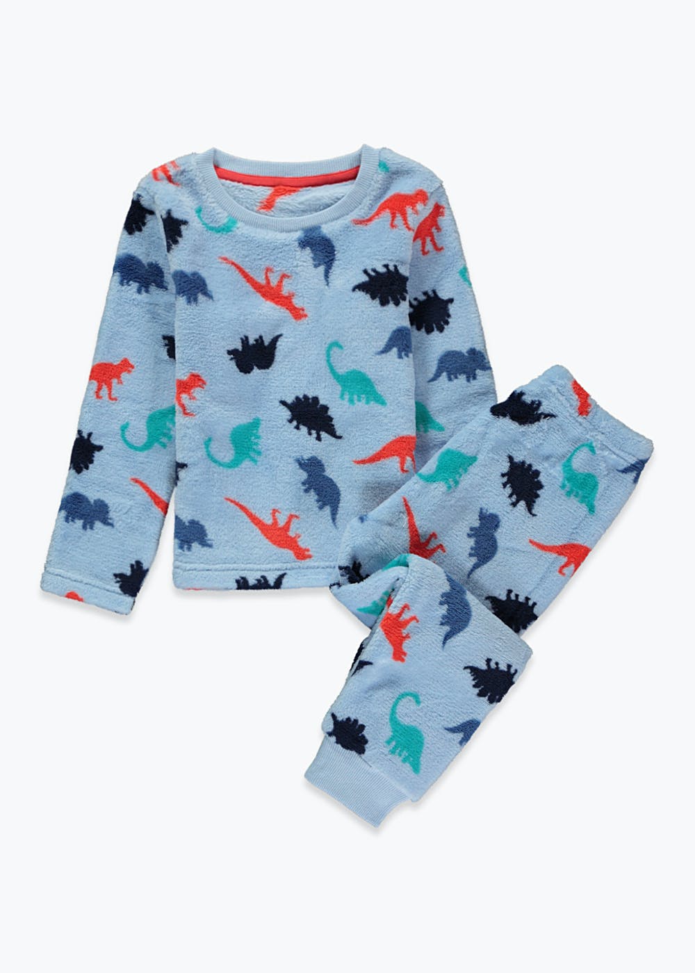 

Пижама флисовая Matalan 4-5 лет 104-110 см Голубой динозаврики