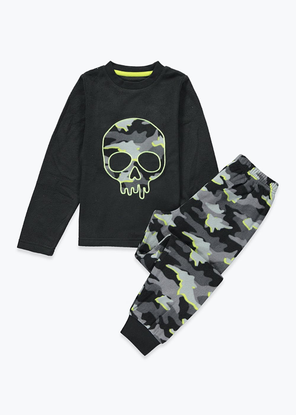 

Пижама флисовая Matalan 8 лет 128 см Черный