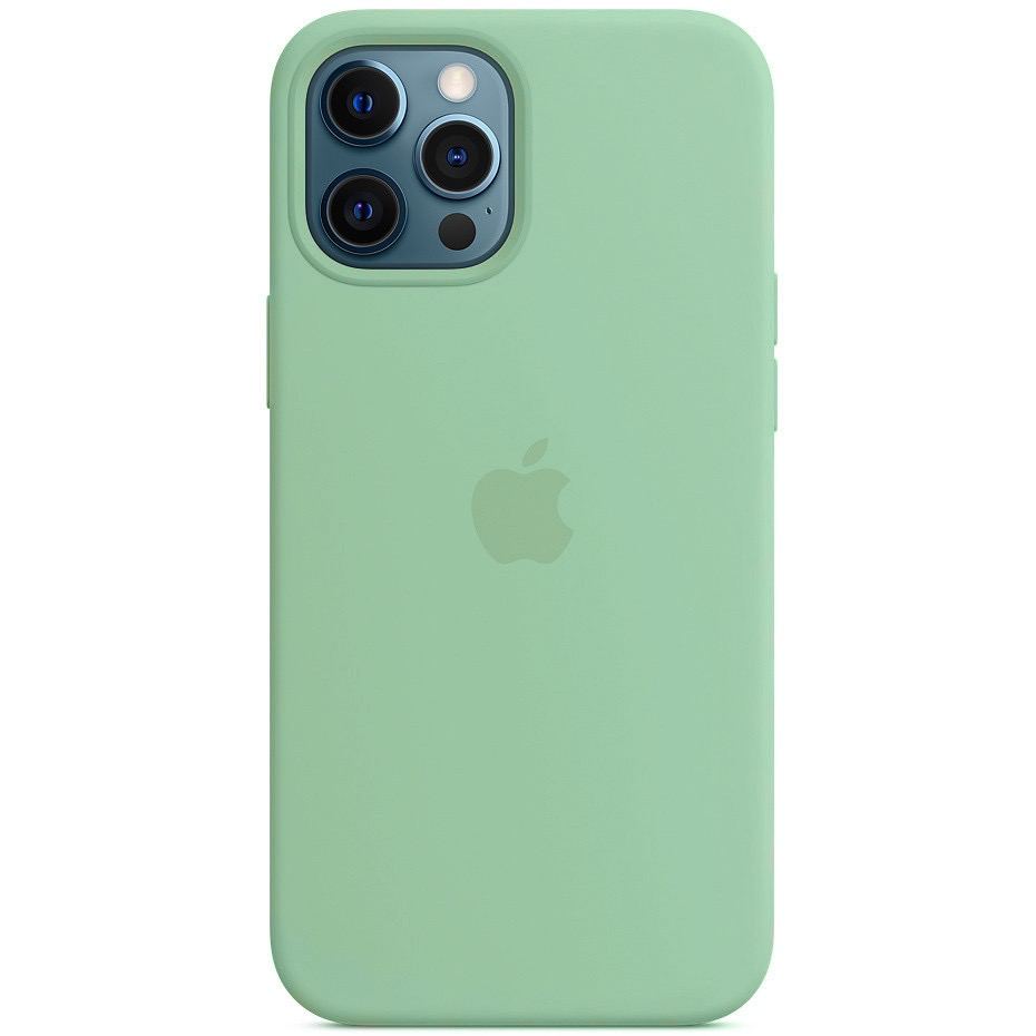 

Чехол Silicone case (AAA) full with Magsafe and Animation для Apple iPhone 12 Pro / 12 (6.1") Зеленый / Pistachio Без бренда