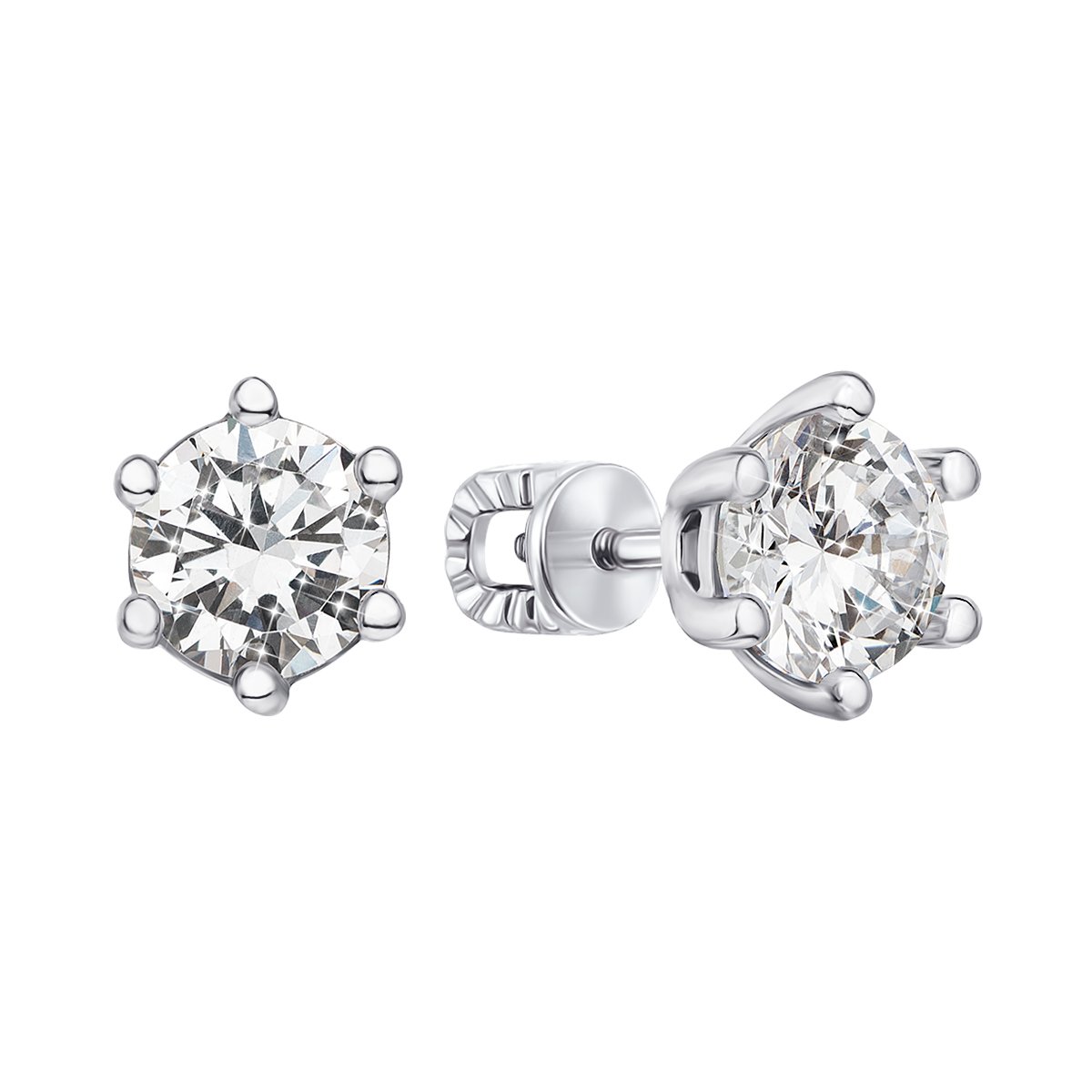 

Серебряные серьги-пусеты с фианитами S Zirconia 000148379