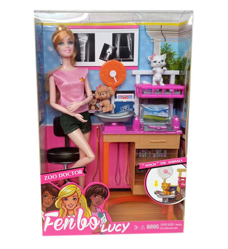 

Кукла Bambi FB 069 ветеринар из животными и аксессуарами