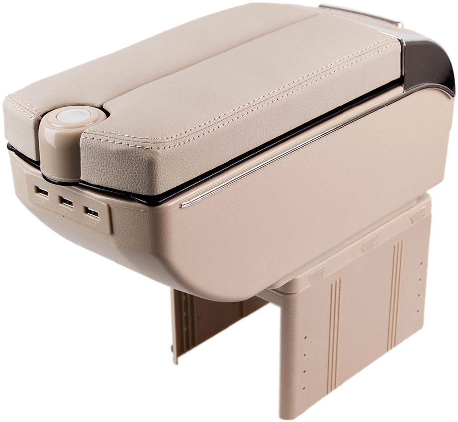 

Підлокітник Vitol HJ48020 з попільничкою, підсклянником та 7 портами USB Бежевий