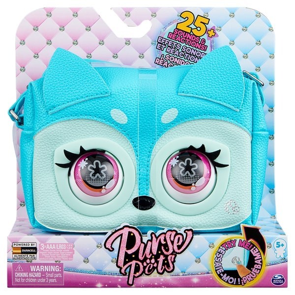

Purse Pets: интерактивная сумочка Сноудог (SM26700/7530), голубого цвета