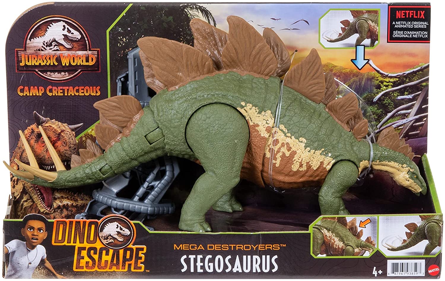 

Фигурка Динозавр Стегозавр Мир Юрского Периода Jurassic World Stegosaurus Mattel GWD62