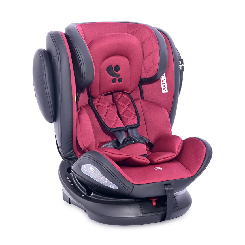 

Автокресло Lorelli Aviator + sps + isofix (0-36 кг) Малиновый