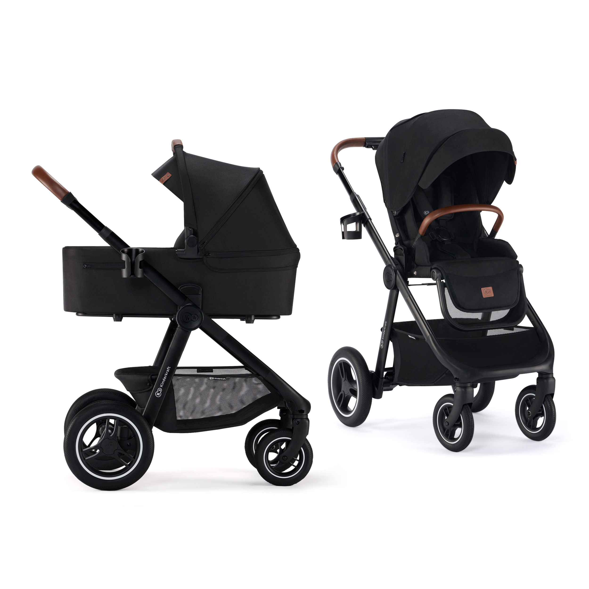 

Универсальная коляска 2 в 1 Kinderkraft Everyday Black (KSEVER00BLK2000)