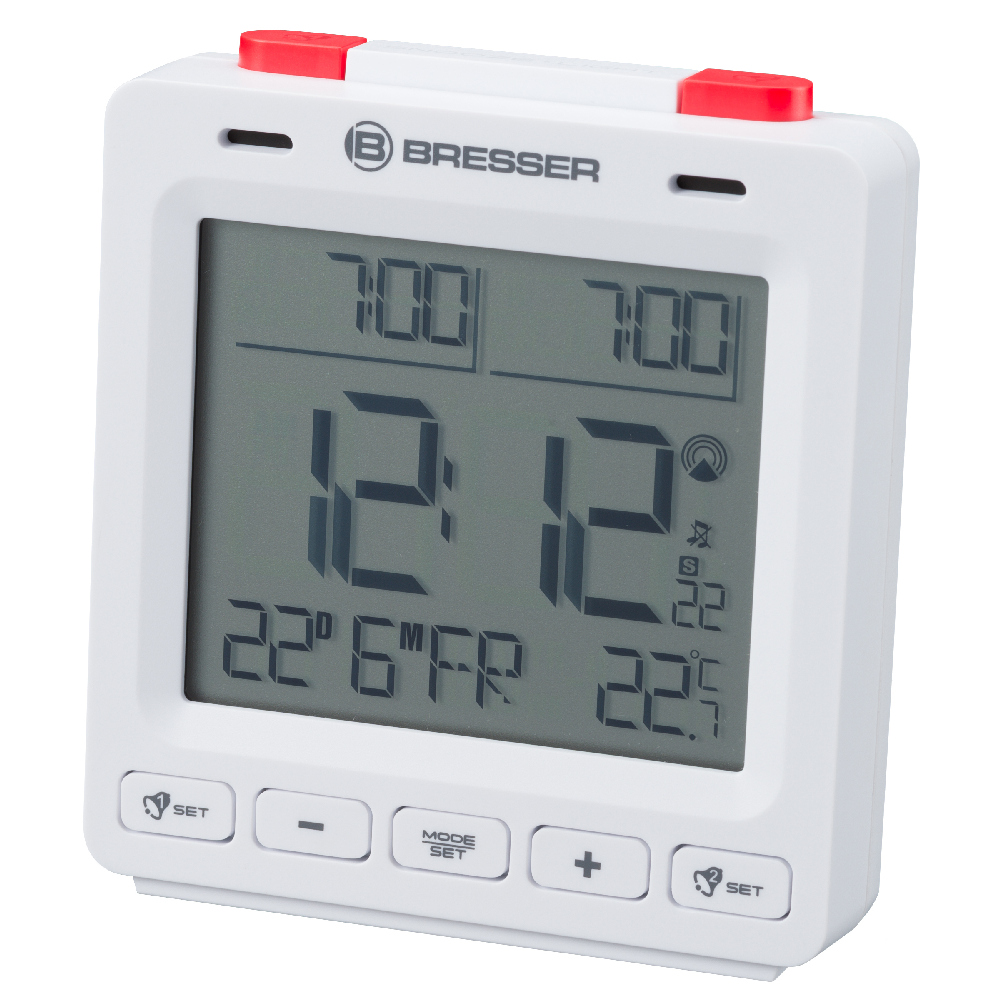 

Часы настольные Bresser MyTime Easy II RC White
