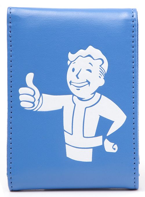 

Кошелек Difuzed Fallout 4 - White Vault Boy Approves On Blue Wallet
