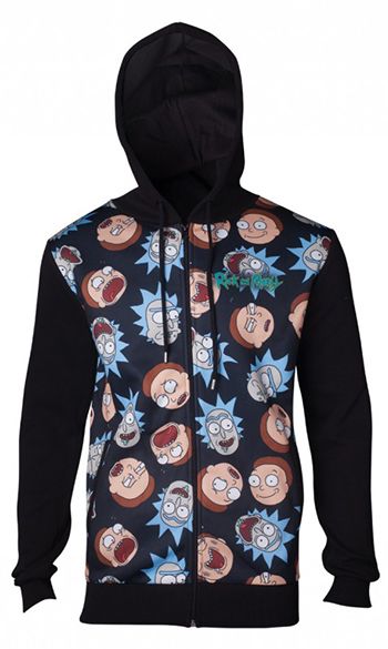 

Толстовка Difuzed Rick and Morty - Pattern Printed Sublimation Men's Hoodie - M