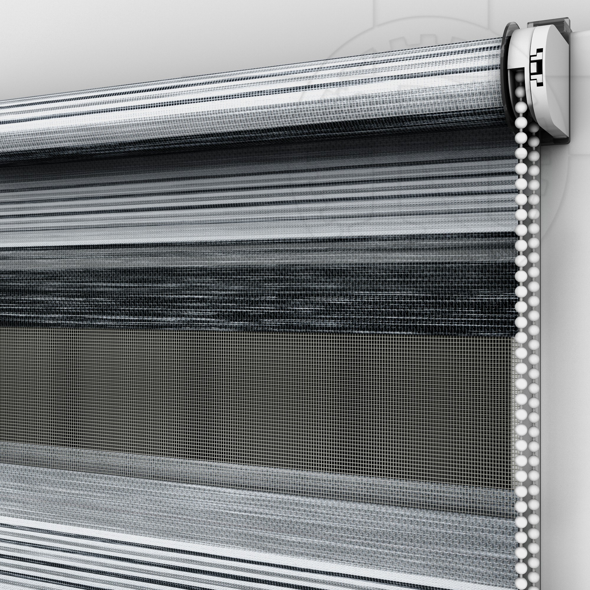 

Жалюзи День-Ночь Chalet DN30106 Gray - White - Anthracite50 x 160 см