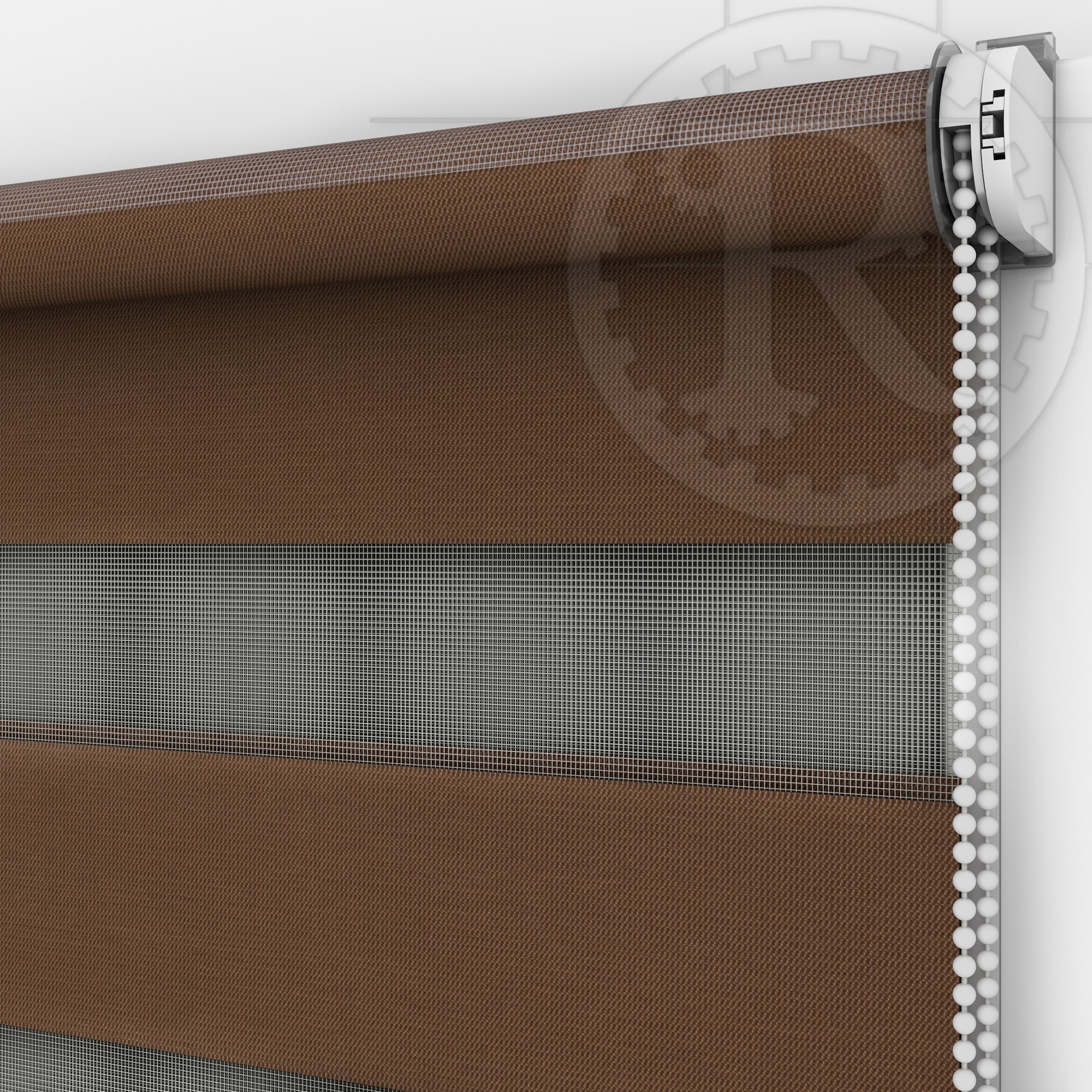 

Жалюзи День-Ночь Standart DN11014 Chocolate Cream 55 x 200 см