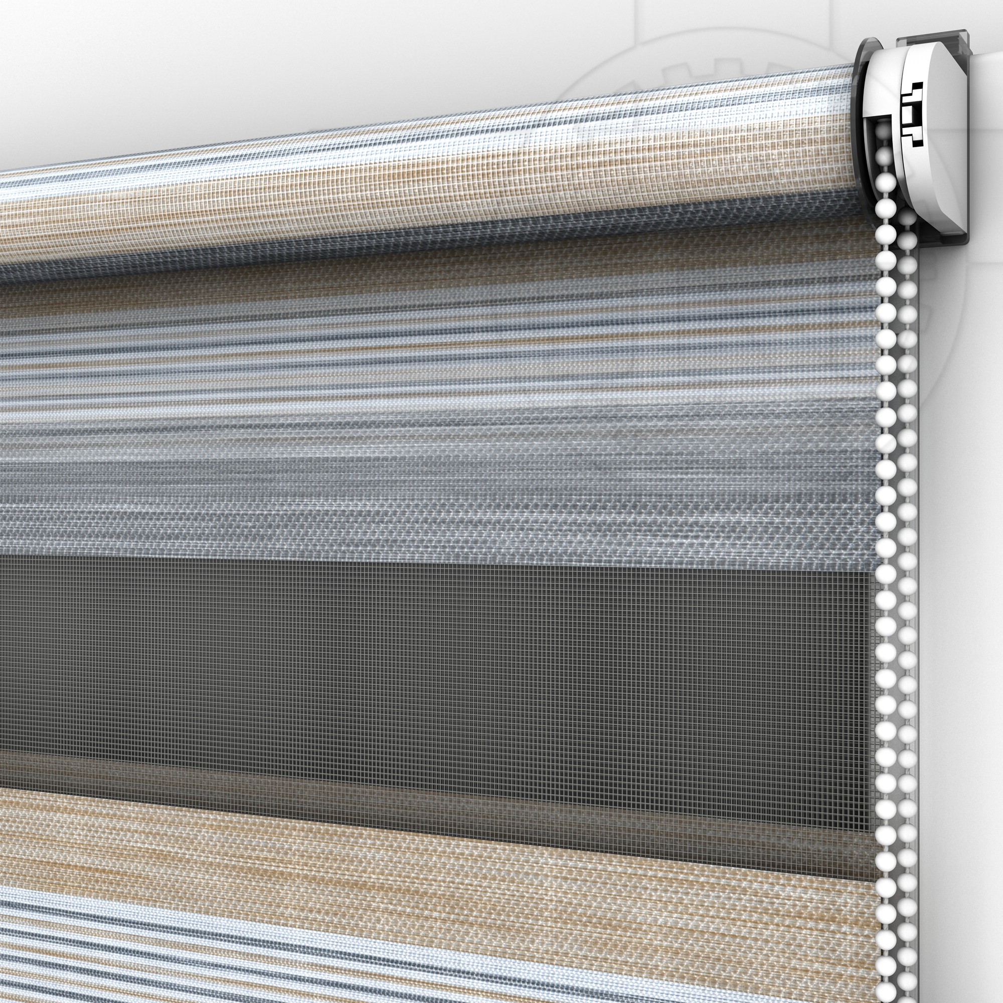 

Жалюзи День-Ночь Chalet DN30102 Beige - White - Gray 70 x 160 см