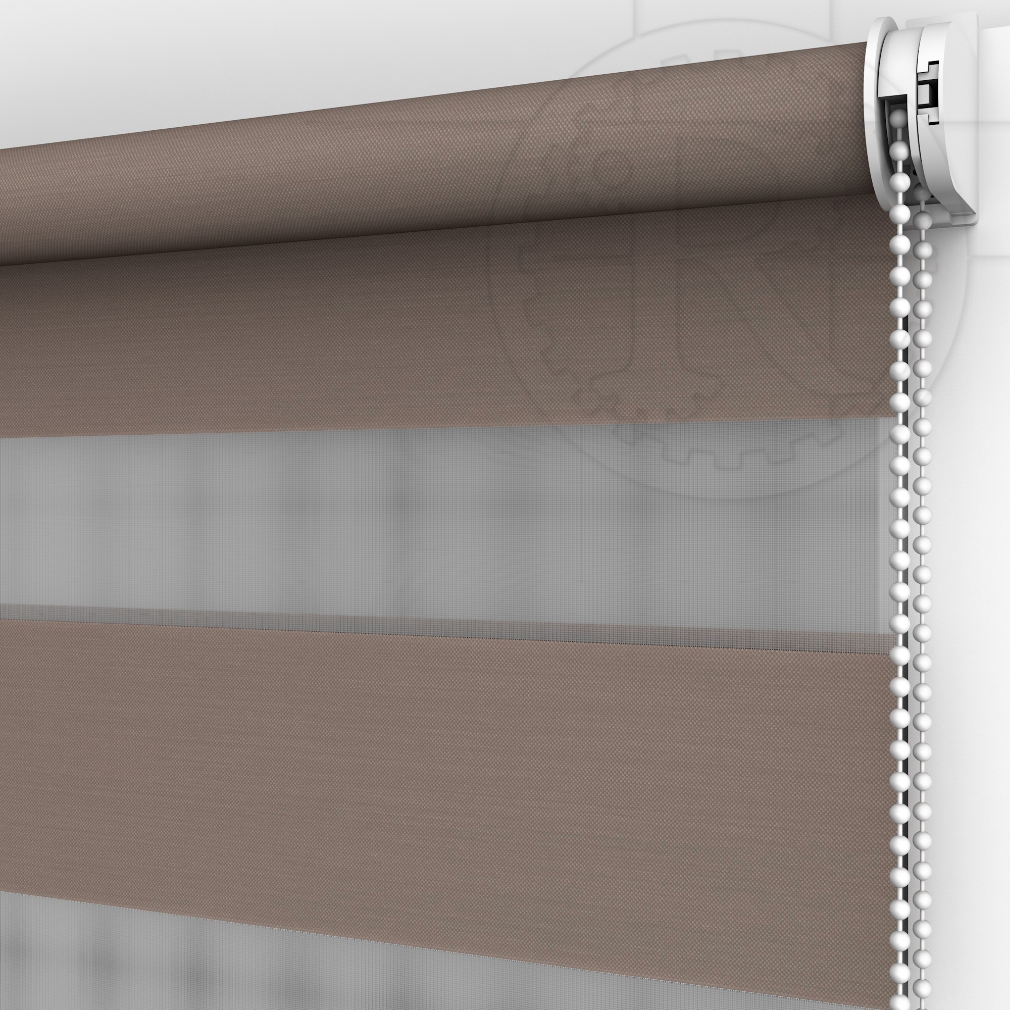 

Жалюзи День-Ночь Albedo Design DN925 Cacao 55 x 160 см