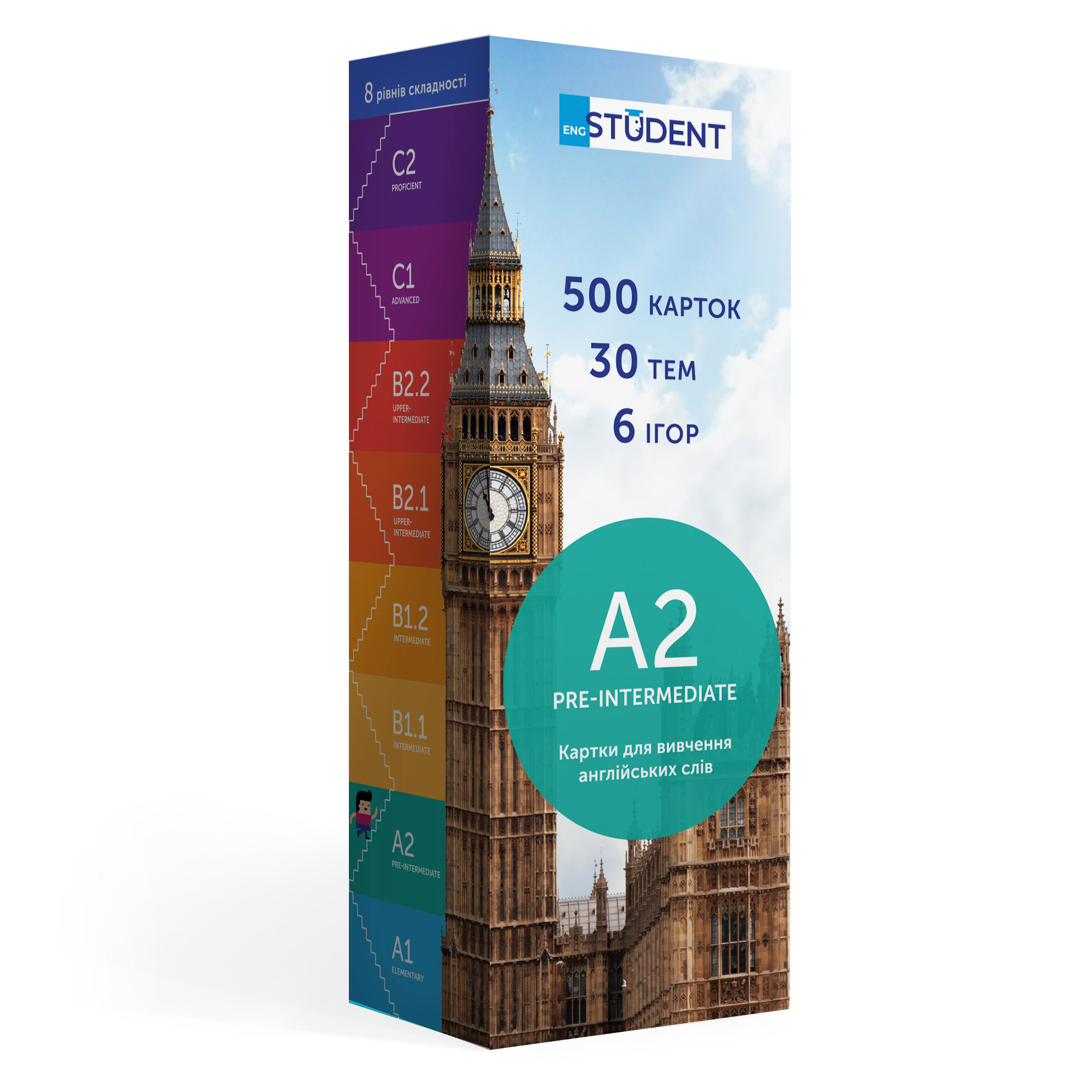 

Картки для вивчення англійської - рівень A2–Pre-Intermediate - - 9789669764751