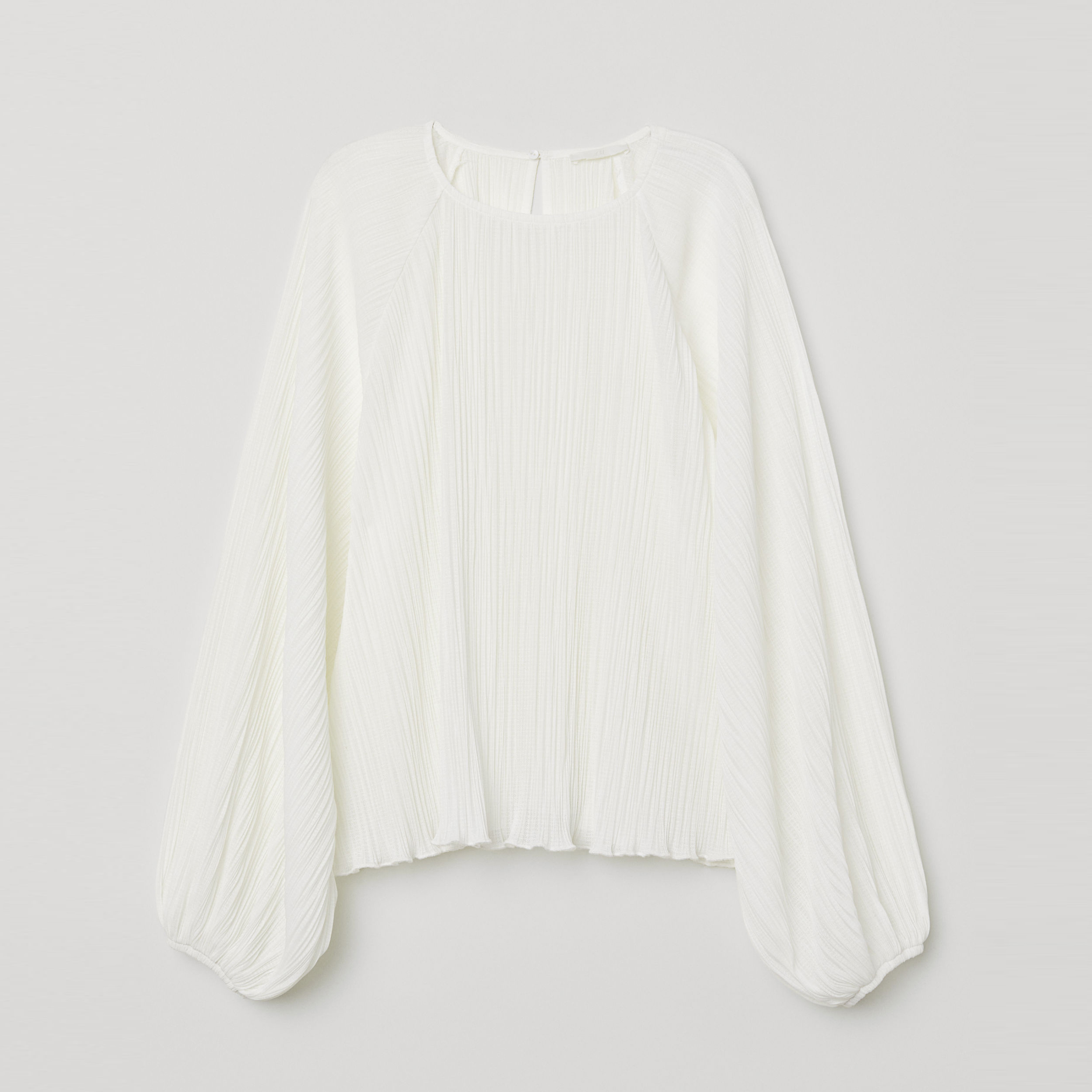 

Блузка H&M 0707025-8 M Белая (СА2000001874769)