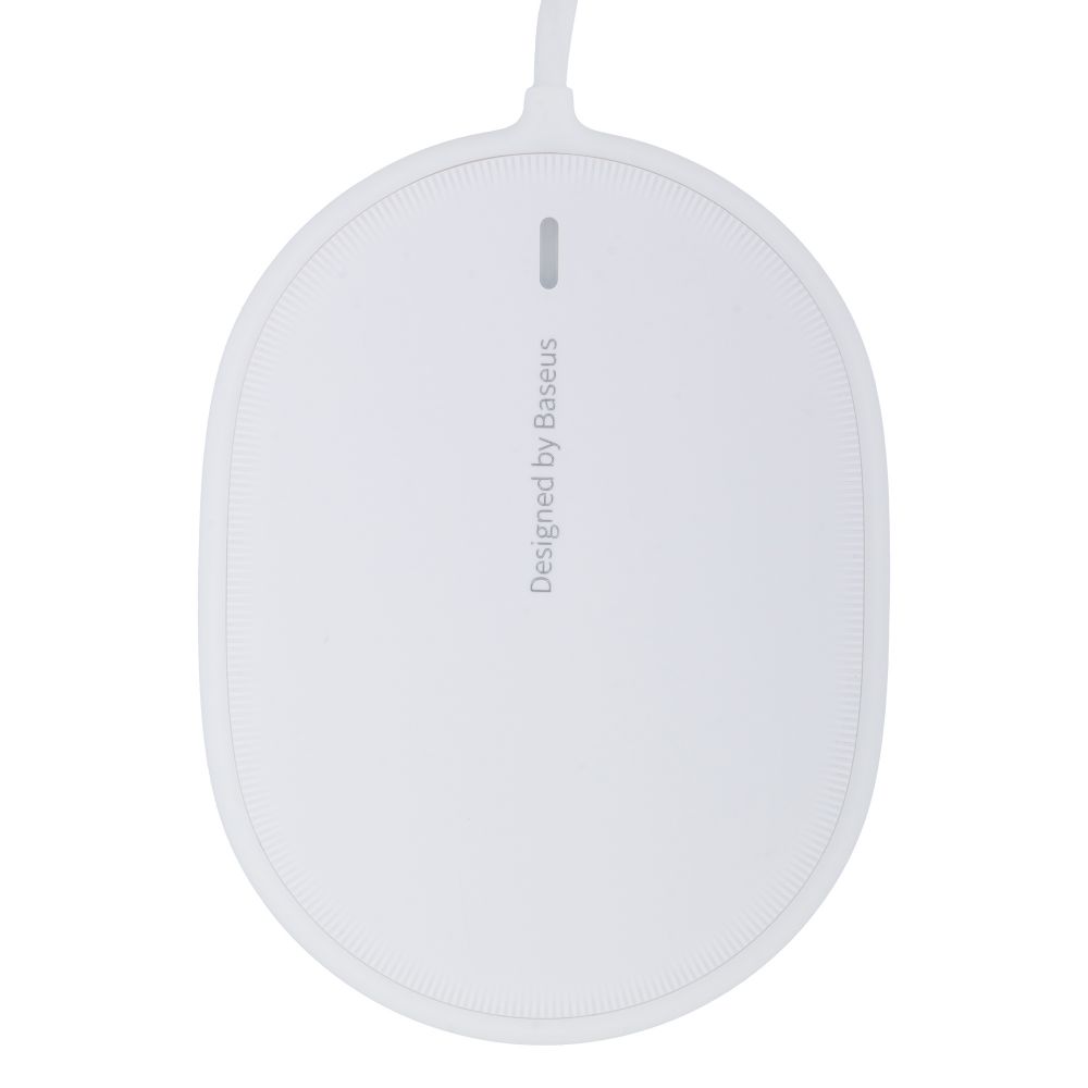 

Беспроводная зарядка для телефона быстрая 15W Baseus Light Magnetic - Белая