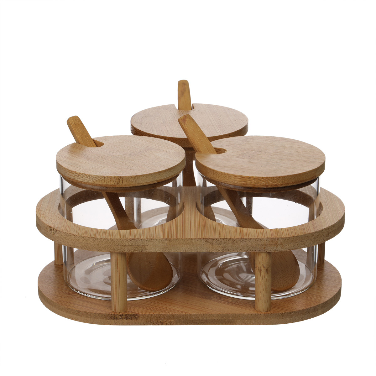 

Набор емкостей для хранения сыпучих продуктов Simax 400 мл 3 шт (8905-028)