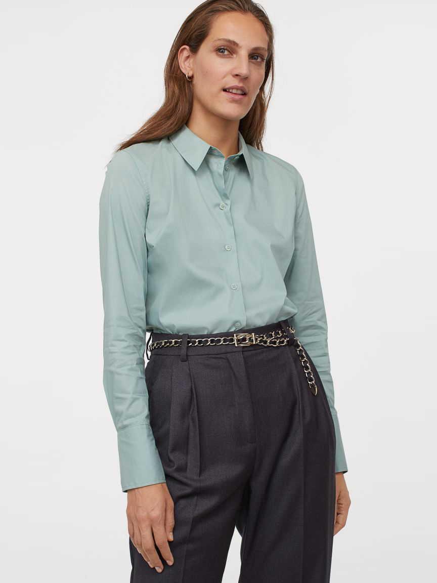 

Рубашка H&M 09-0850917-003 34 Фисташковая (СА2000001874981)