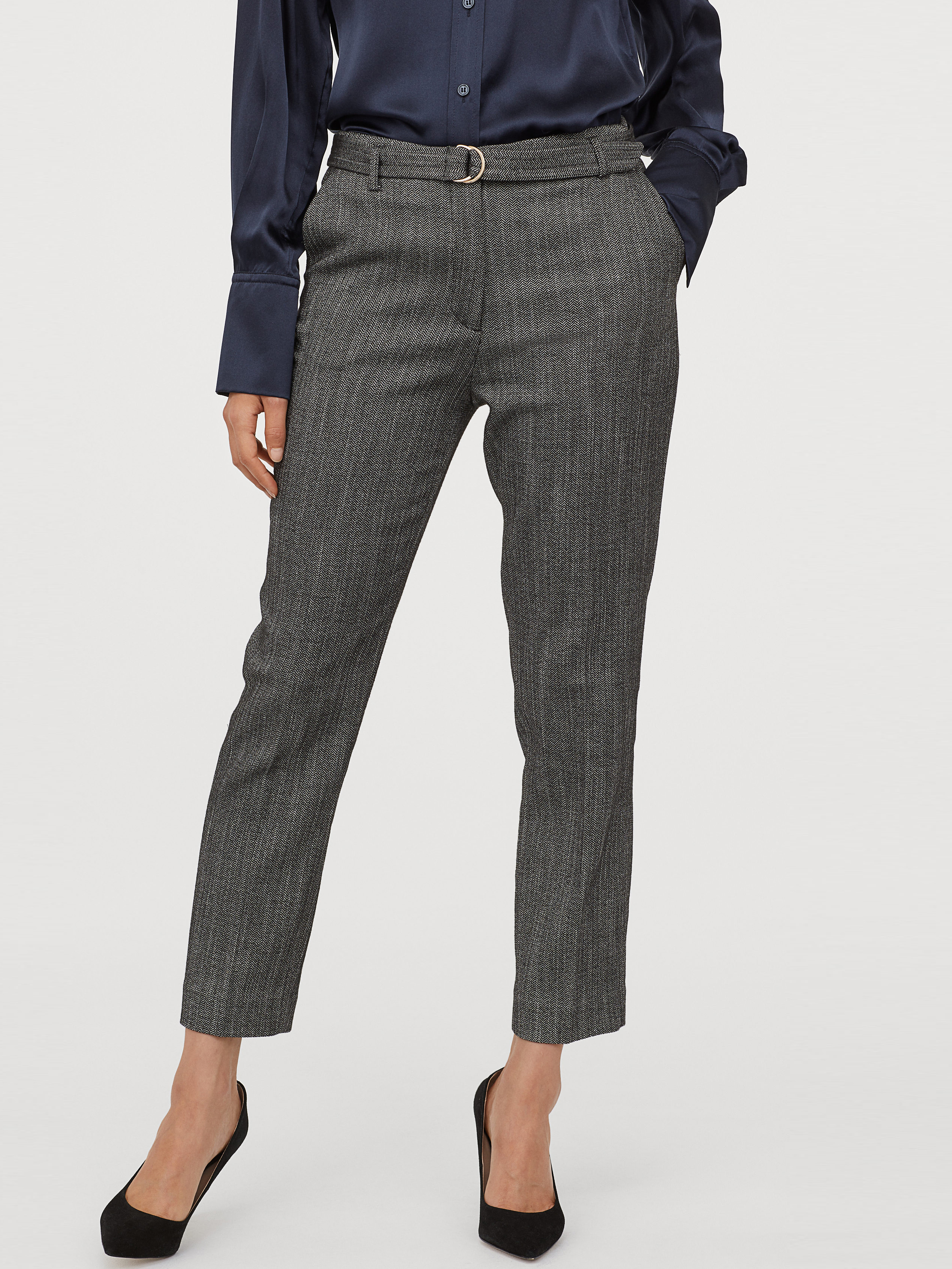 

Брюки H&M 09-0785226-001  Серые (СА2000001874066, Брюки H&M 09-0785226-001 34 Серые (СА2000001874066)