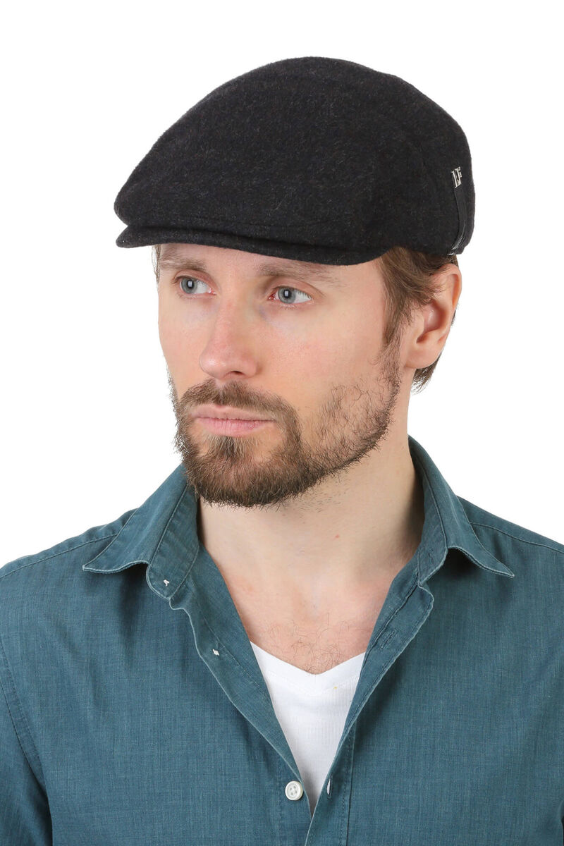 

Кепка мужская из ткани серая LF Label